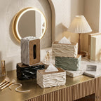 Wave Pattern Tissue Box