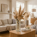 KIVARO Gilded Horizon Glass Vase