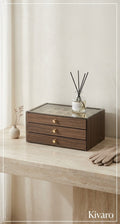 Kivaro Wooden Jewellery Box – Elegant Jewellery Storage Organizer