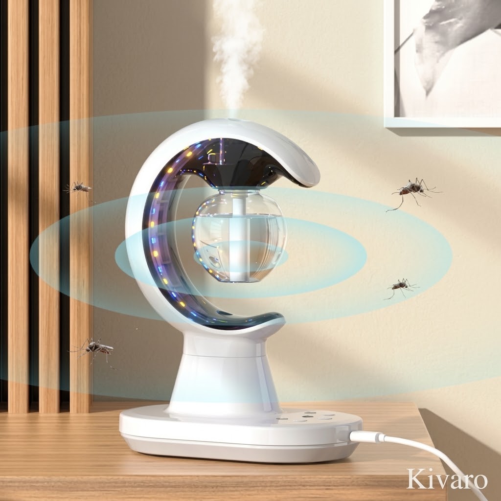 Kivaro 3 in 1 Mosquitoes Repellent Air humidifier Led Lamp