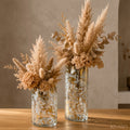 KIVARO Gilded Horizon Glass Vase