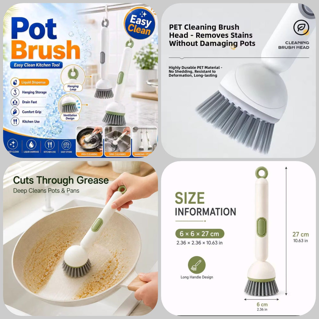Soap Dispensing Cleaning Brush