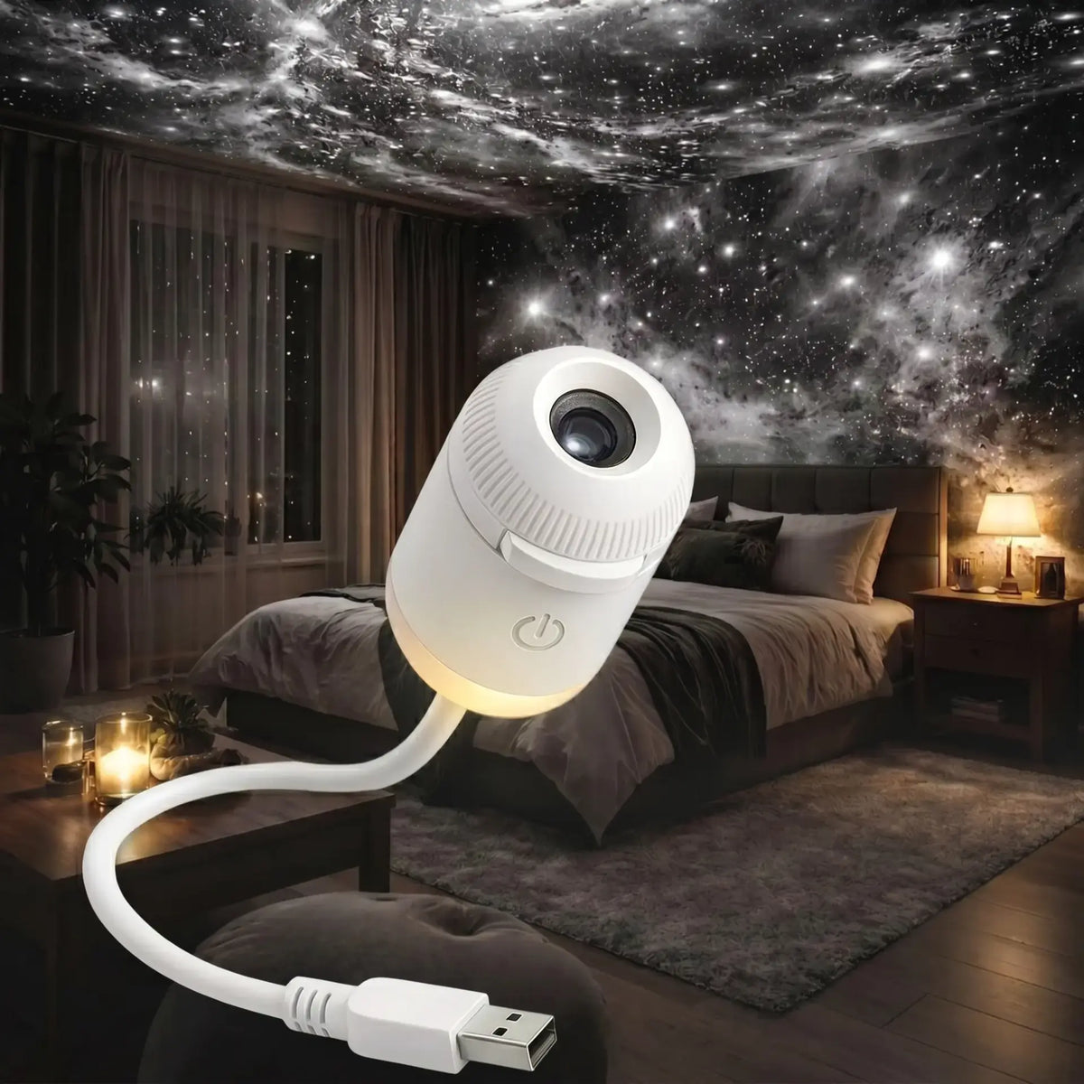 Kivaro 360° Adjustable Galaxy Atmosphere Lamp