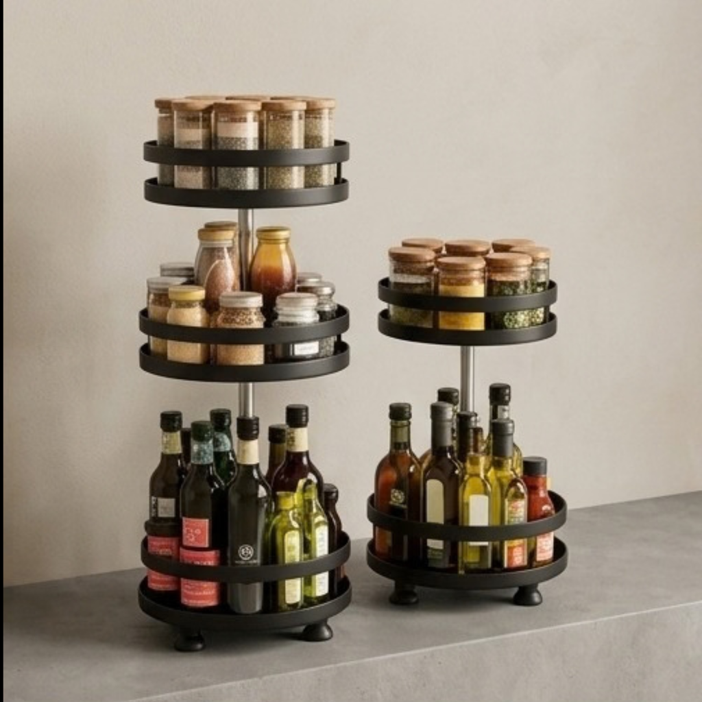 Rotating Spice Rack Organizer