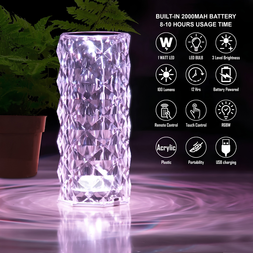 Crystal Touch Lamp