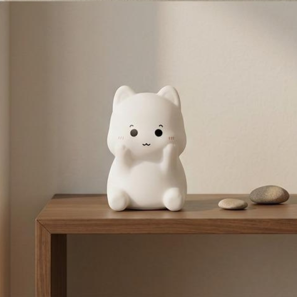 Squishy kitty Lamp