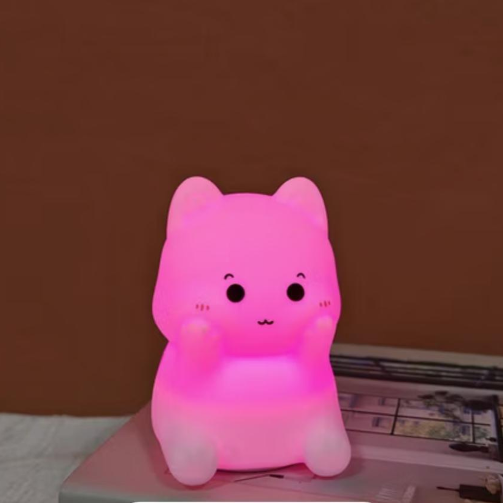 Squishy kitty Lamp
