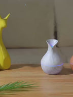 Kivaro Serenity Mist – Wooden-Style Vintage Vase Humidifier